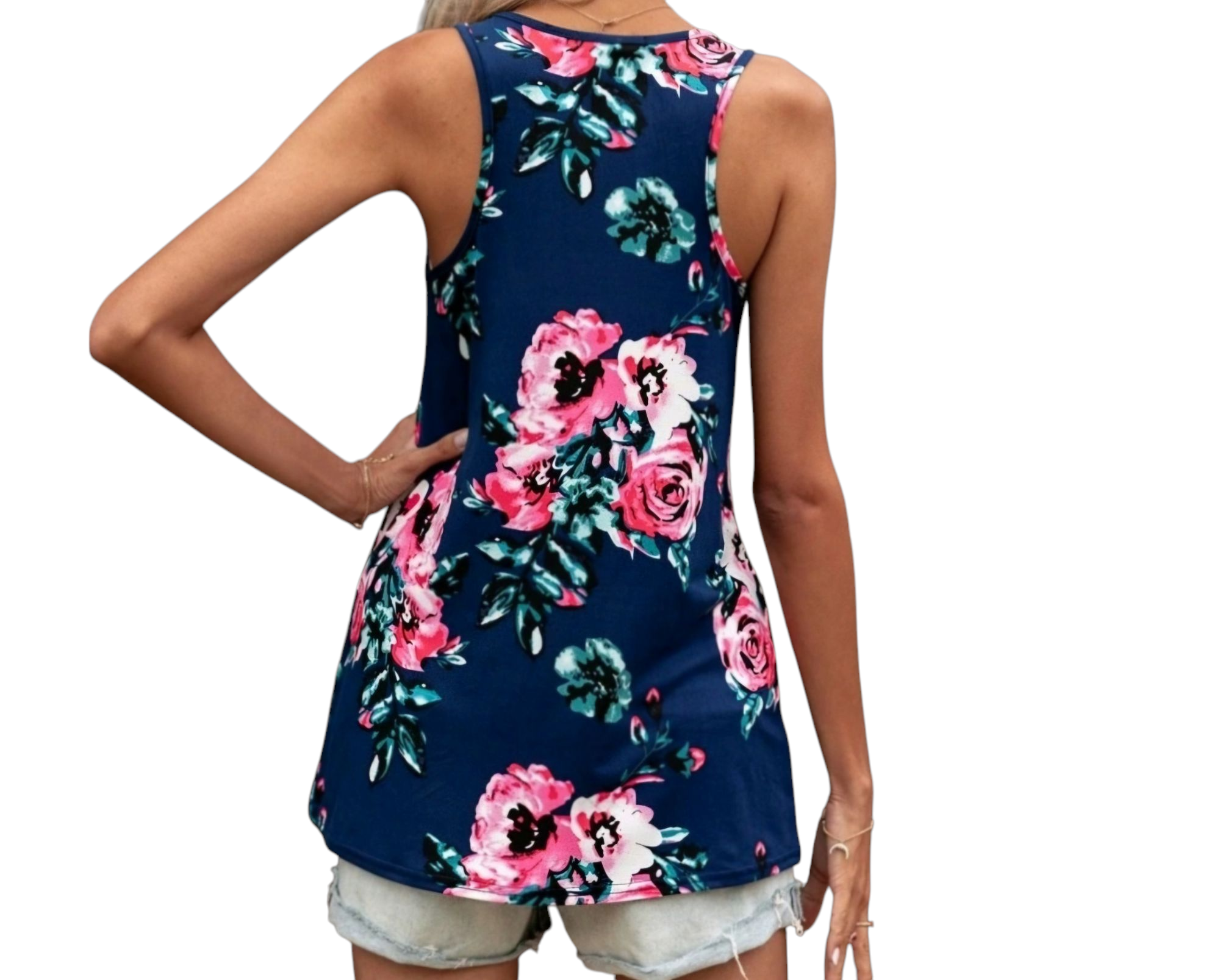 Boetiek Bloes Navy Blom Agter