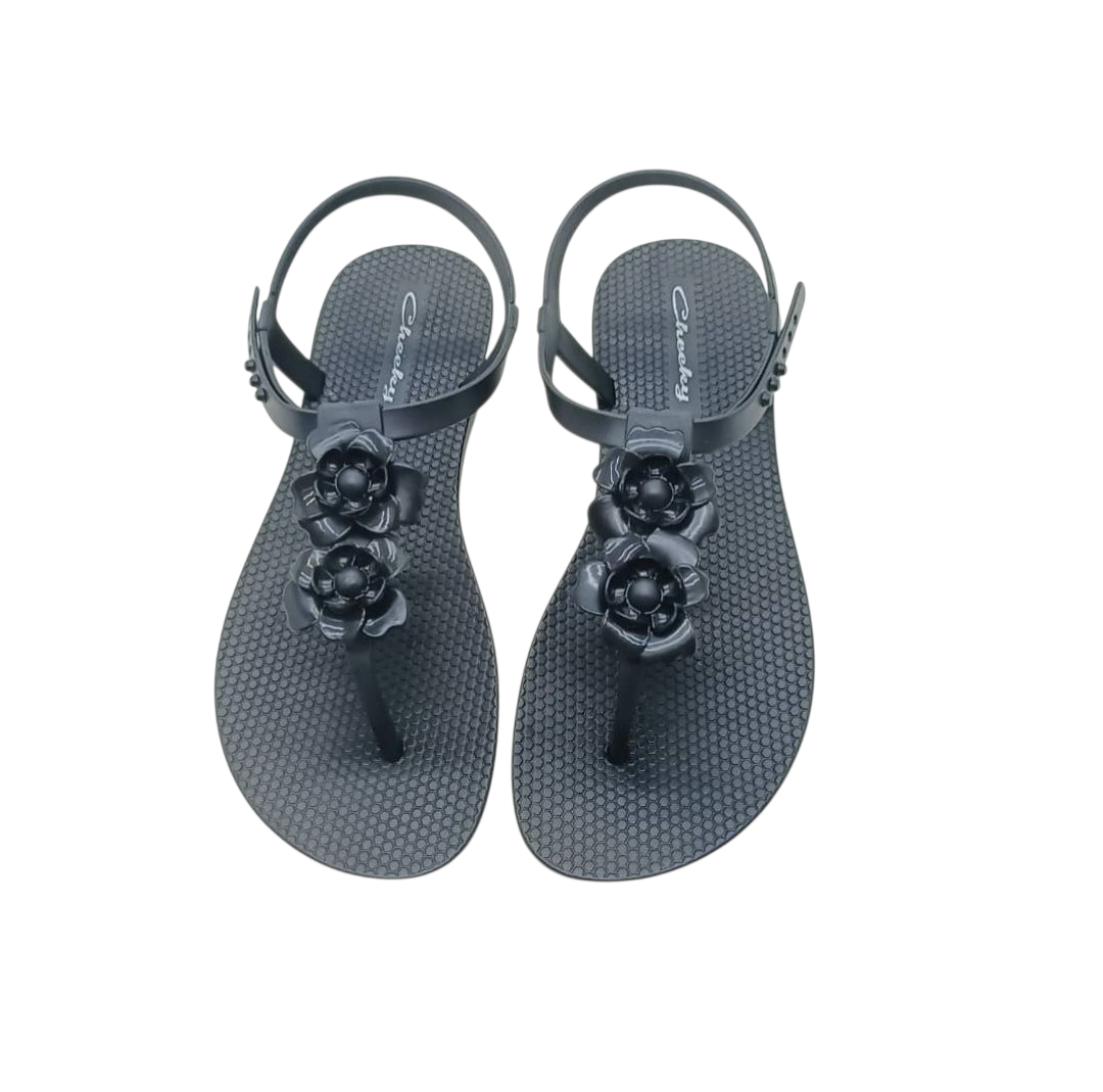 Swart Cheeky Blom Sandale