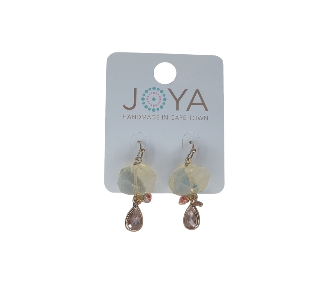 Geel/Pienk Joya Oorbelle