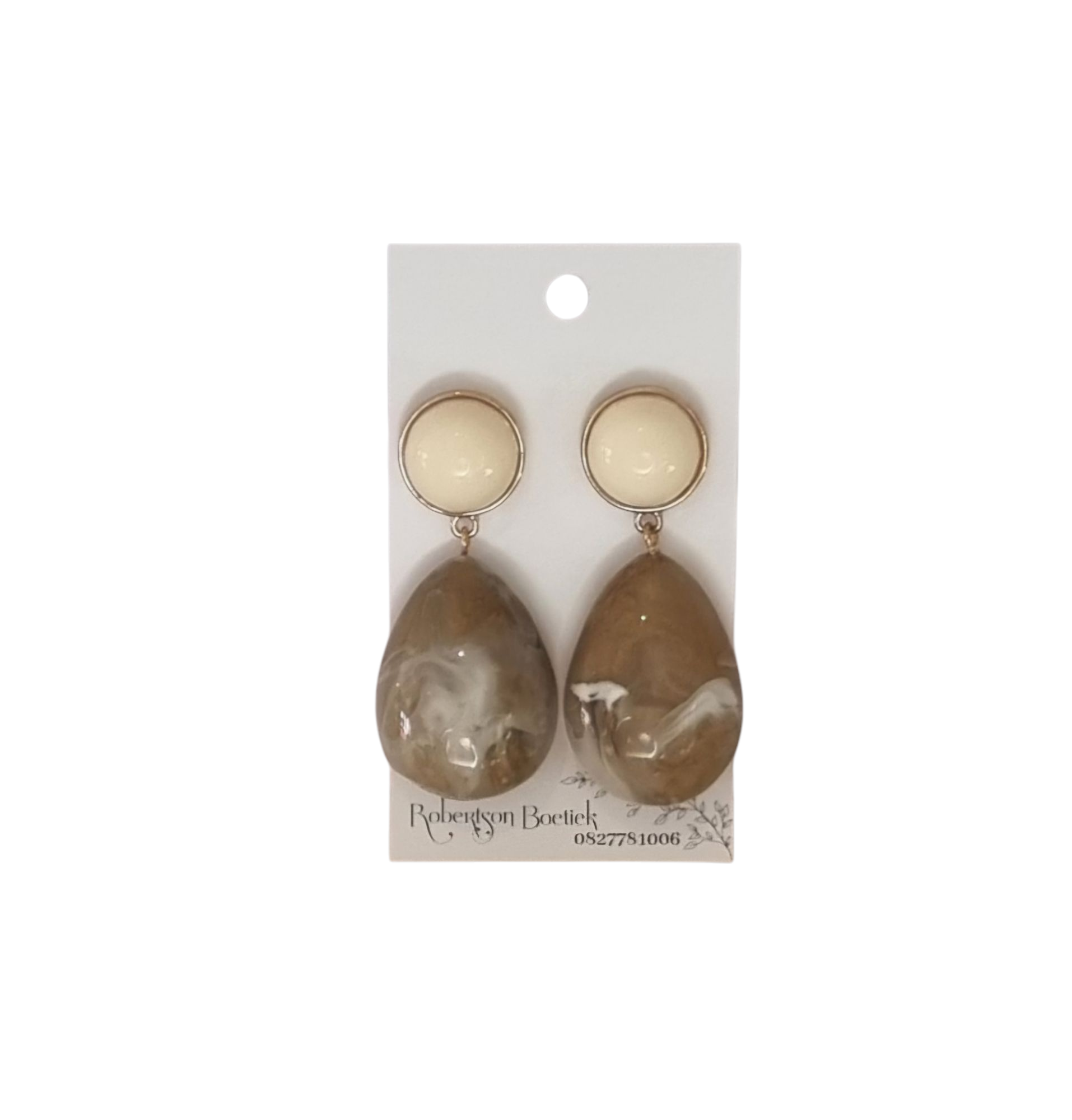 Bruin Oorbelle Boetiek