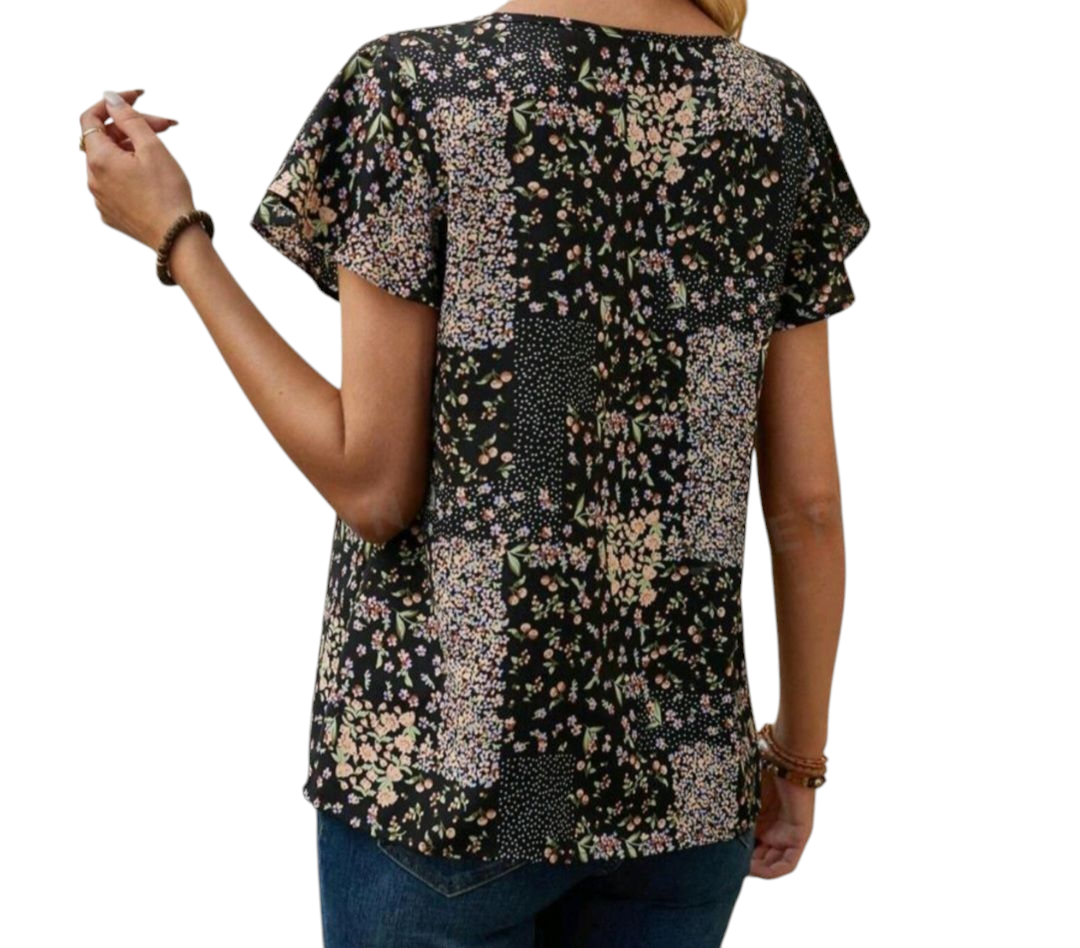 boetiek bloes swart agter