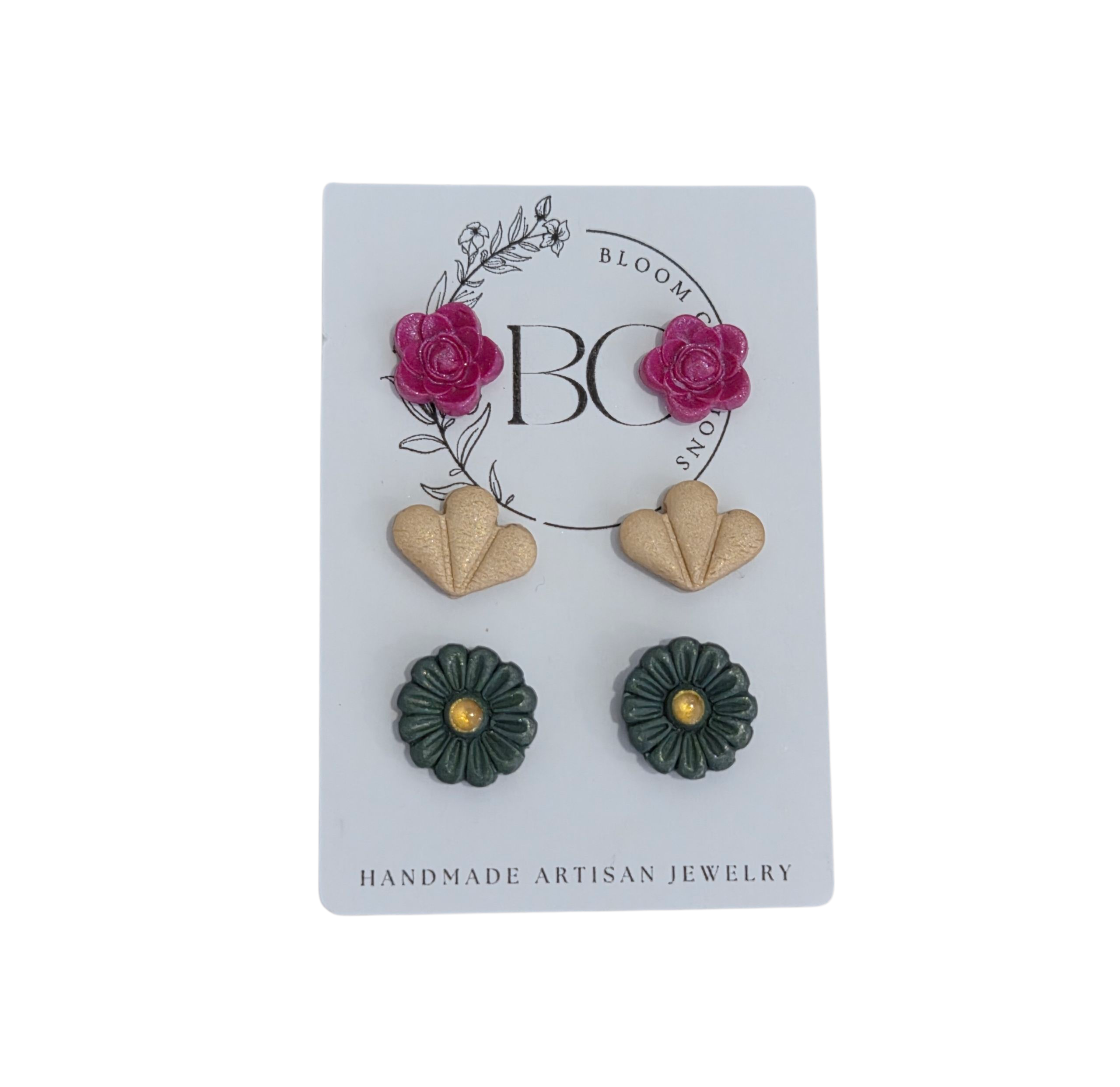 3-Pak Oorbelle Bloom