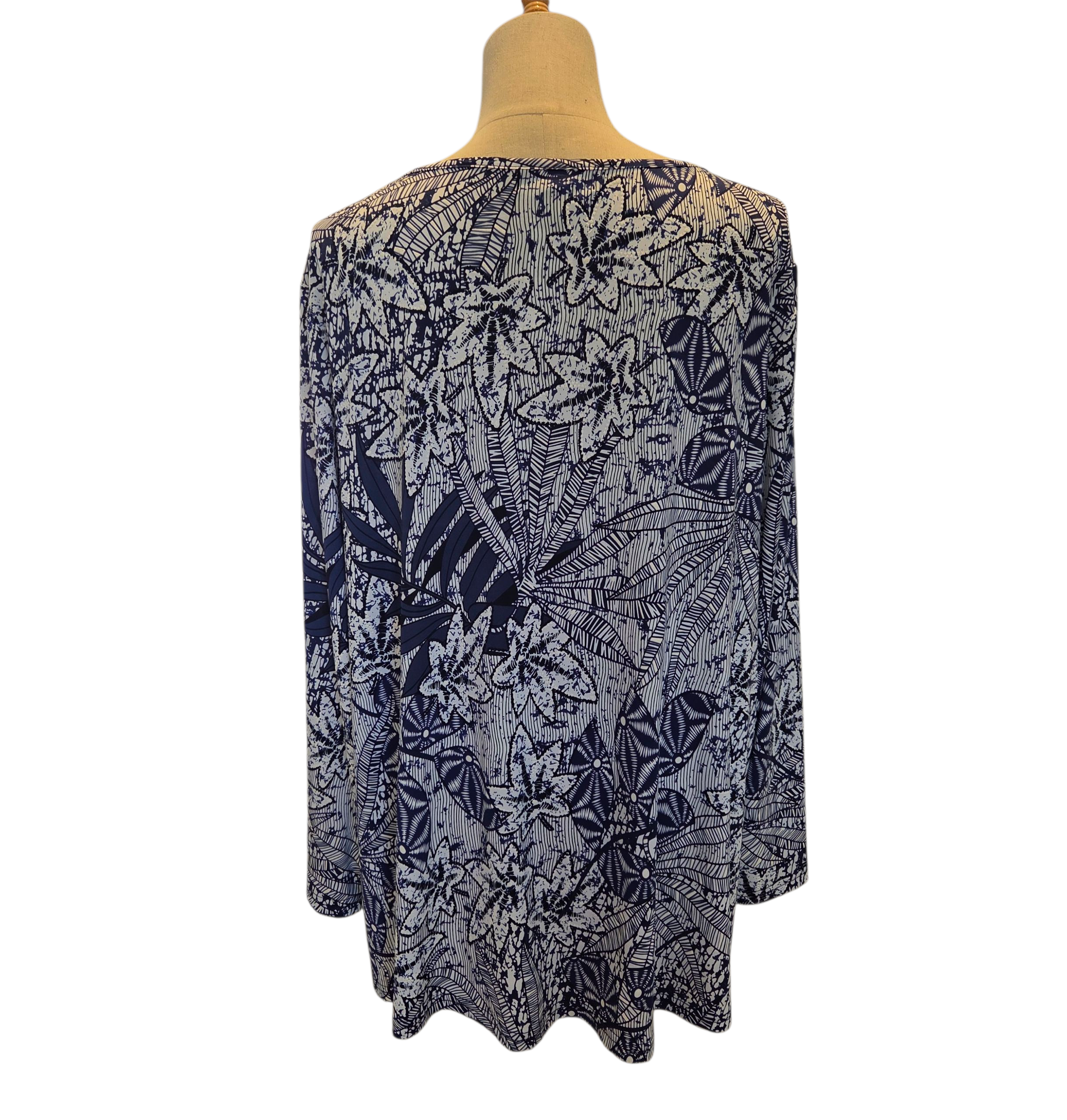 Blou & Wit Top Agter