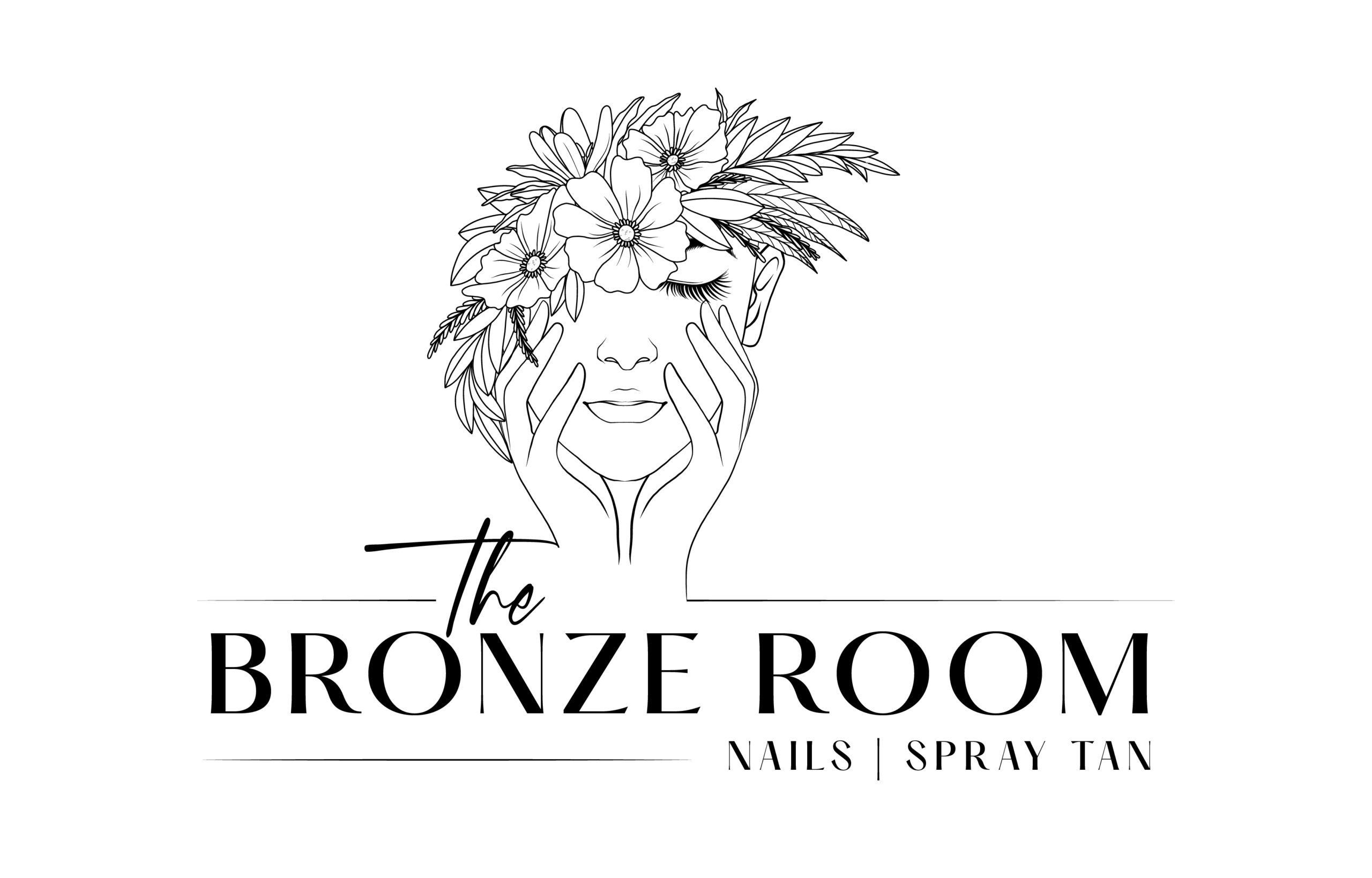 The Bronze Room Logo Swart