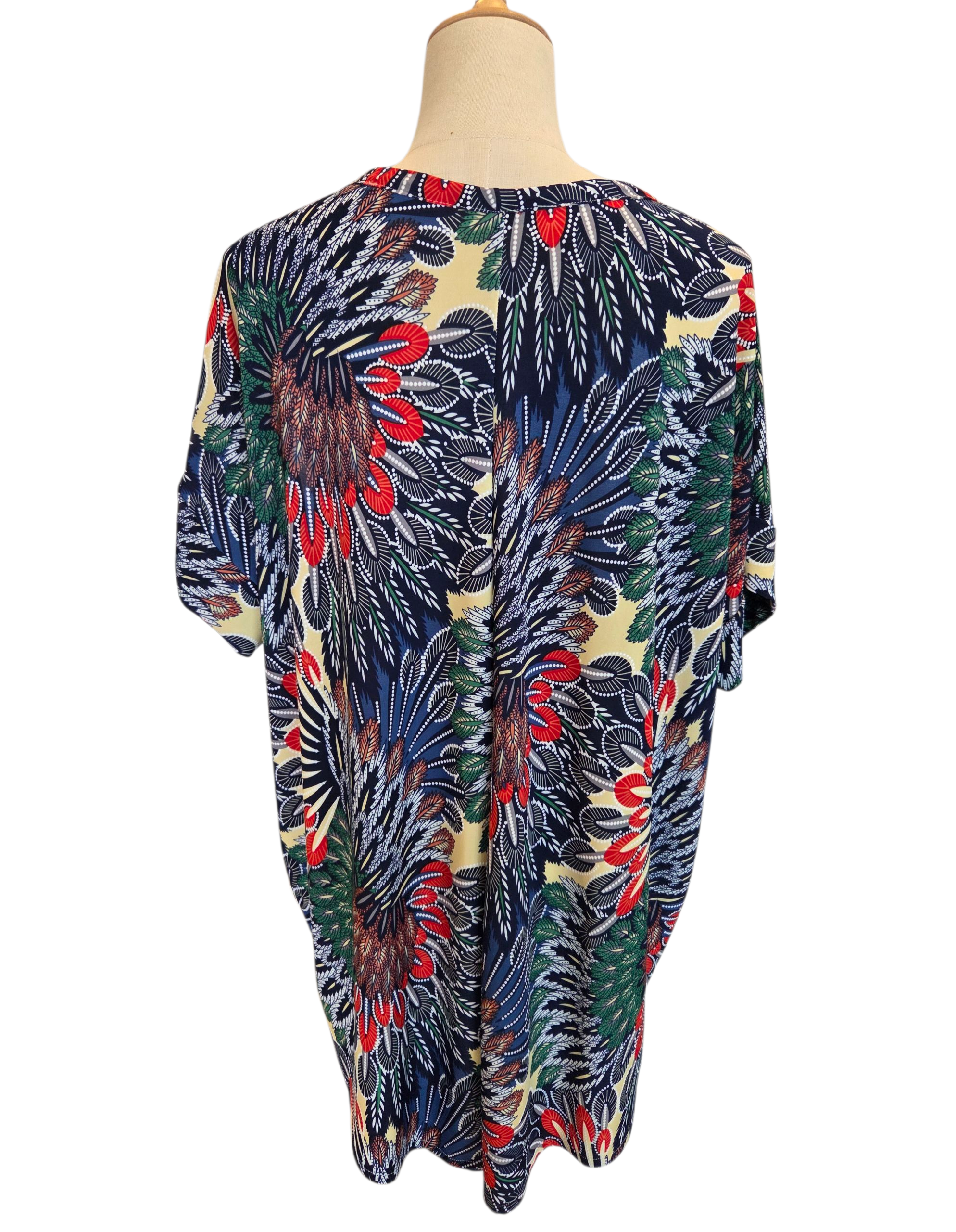 Navy Boetiek Top agter