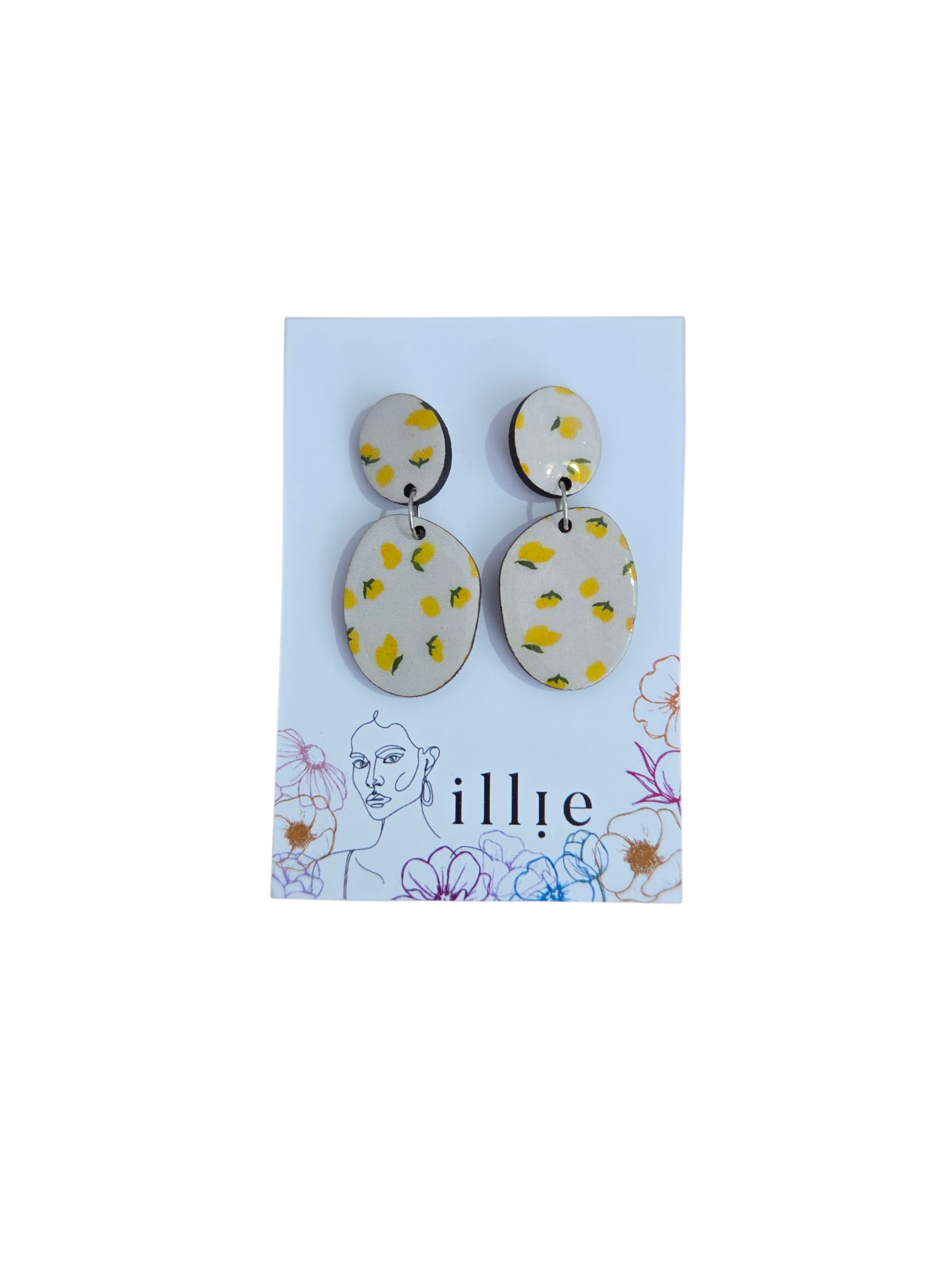 Boetiek Oorbelle Geel Suurlemoene