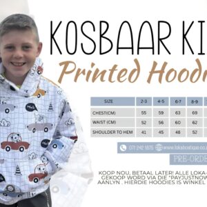 Kosbaar Kids (Printed Hoodies) 2tot13Jr