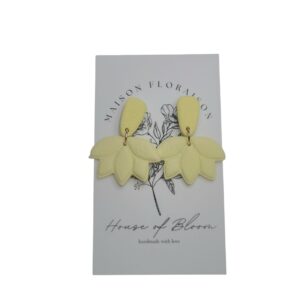 Bloom Oorbelle (Lig Geel)