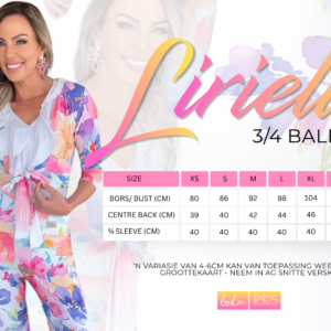3/4 Belaro (Lirielle Reeks) XS-3XL
