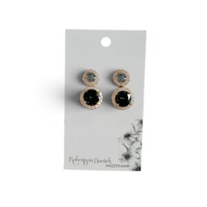 Boetiek Oorbelle (Swart Studs)