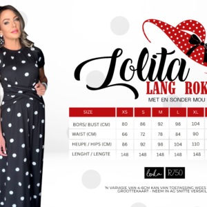 Lang Rok sonder moue (Polkadots)