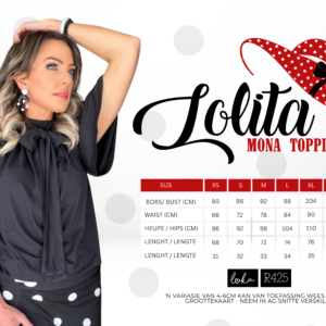 Mona Top (Polkadots) XS-3XL