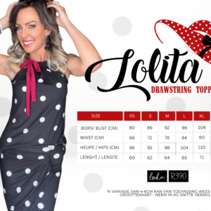 Drawstring Top (Polkadots)