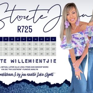 Staute Willemientjie Wye-Pyp Denim 28-44