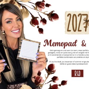 2027 Loka Memo Pad & Pen